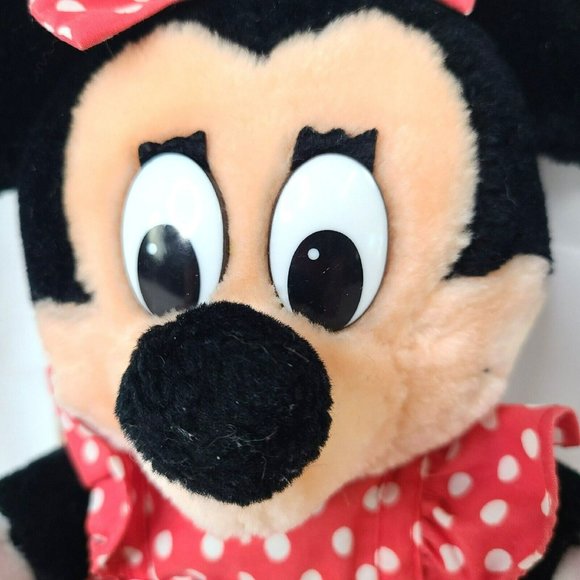 Vintage Minnie Mouse Plush Memorabilia Disneyland Walt Disney World 15” Korea - Picture 2 of 8